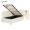 HOMAIRE 3FT Beige Bouclé Daybed with Storage 1