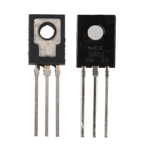 5Pcs B772 5Pcs D882 PNP Medium Power Transistor & 10 Pcs NPN Medium Power Transistor D882 2