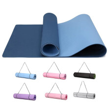 Good Nite Tapis de Yoga, Bleu, 183x61x0.06 cm, Structure Double Antidérapante, Matière TPE avec Sangle de Transport