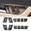12Pcs Door  Memory Lock  Stickers for   a B C E Class CLA & 12x Window  Button Trim Sticker 3