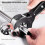 8-29mm Ratchet-Style Pipe Cutter Set, Bearing-Type Pipe Cutter (Includes Spare Blade and Deburring Tool) 4