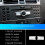 for   W204 C Class 2007-2014  Button Sticker & Car Multimedia Volume Buttons Decoration Stickers 9