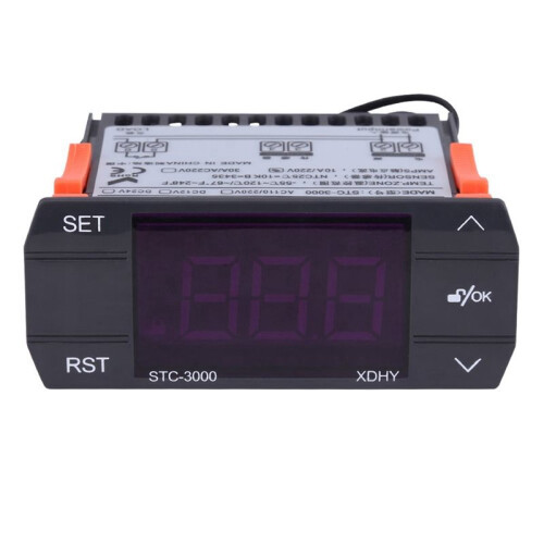 3X STC-3000 Digital Temperature Controller Thermostat with Sensor 110-220V 30A 2