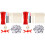 100Sets Fork  Kit Include Sporks Red Pipe Cleaners Self Adhesive Googly Eyes and  Pens 2