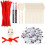 100Sets Fork  Kit Include Sporks Red Pipe Cleaners Self Adhesive Googly Eyes and  Pens 3