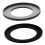 2Pcs Camera Lens Filter Step   49mm-77mm/58-77mm Adapter Black 2