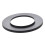 2Pcs Camera Lens Filter Step   49mm-77mm/58-77mm Adapter Black 8