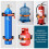 Gas Cylinder Mounting Bracket Kit, Quick-Release Design Wide Strap for RV Outdoor Camping 5