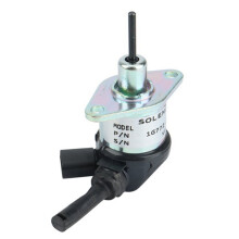3X 12V Fuel Shutdown Solenoid Valve 1G772-60014 1G772-60012 for  Engine V2607 V3300 V3600 KX057-4 M6040FC SVL75