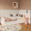 HOMAIRE 3FT Velvet Daybed with Storage Beige 4