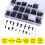435 x Plastic Car Push Pin Rivet Trim Clips Panel Fasteners Interior Assortments 10