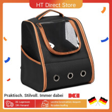 Kono Sac à Dos pour Animaux, Transporteur Respirant avec Fenêtre, pour Chiens et Chats jusqu'à 5,9 kg