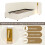 HOMAIRE 3FT Velvet Daybed with Storage Beige 6