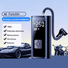 Compresseur d'air portable sans fil, 150PSI, recharge rapide USB-C, pour voiture, moto, vélo et ballons