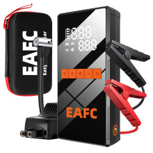 EAFC 1200A, Booster de démarrage et gonfleur de pneus portable, batterie de secours pour voiture, 12V