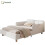 HOMAIRE Beige Bouclé Upholstered Single Bed 1