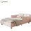 HOMAIRE Pink Velvet Upholstered Single Bed 1