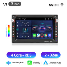 Junsun Android Autoradio, 2GB 32GB 7 inch, Kabelloses CarPlay & Android Auto, für VW Golf 4 Passat B5 Polo Bora Jetta T5