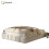 HOMAIRE White Bouclé Upholstered Double Bed 1