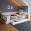 HOMAIRE Children's White Daybed with Storage 4