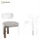 HOMAIRE Walnut Solid Wood Dining Chairs Set of 2 1