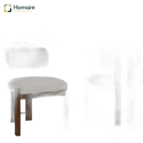HOMAIRE Walnut Solid Wood Dining Chairs Set of 2