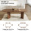 HOMAIRE Extendable Walnut Dining Table 160-200cm 6