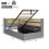 HOMAIRE Grey Velvet L-Shaped Daybed with Storage 2