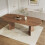 HOMAIRE Extendable Walnut Dining Table 160-200cm 4