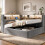 HOMAIRE Grey Velvet L-Shaped Daybed with Storage 4