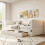 HOMAIRE Beige Linen Upholstered Daybed 90x190cm 4