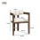HOMAIRE Walnut Solid Wood Dining Chairs Set of 2 2