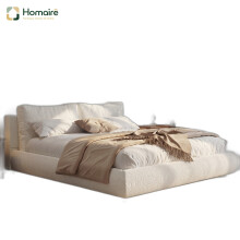 HOMAIRE 4ft6 Ottoman Storage Bed Frame White