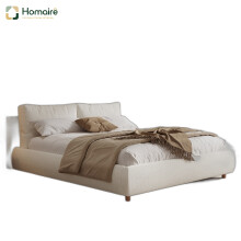 HOMAIRE 5ft Ottoman Storage Bed Frame White