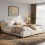 HOMAIRE 4ft6 Ottoman Storage Bed Frame White 3