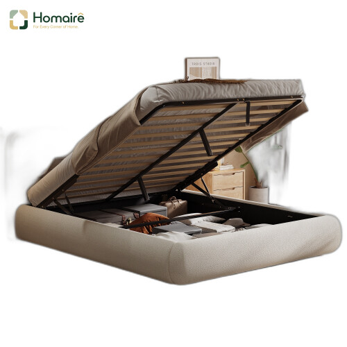 HOMAIRE Ottoman Storage Bed 150x200cm White