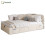 HOMAIRE Beige Upholstered Sofa Bed 90x190cm 1