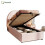HOMAIRE Pink Velvet Upholstered Single Bed 1