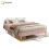 HOMAIRE Pink Velvet Double Bed with Adjustable 1