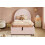HOMAIRE Pink Velvet Upholstered Single Bed 6