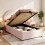 HOMAIRE Pink Velvet Upholstered Single Bed 5