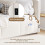 HOMAIRE Velvet Sofa Bed 90x190cm Beige 6