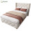 HOMAIRE Beige Linen Upholstered Single Bed 3ft 1
