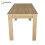 HOMAIRE Oak 4 Seater MDF Dining Table 1