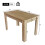 HOMAIRE Oak 4 Seater MDF Dining Table 2