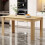HOMAIRE Oak 4 Seater MDF Dining Table 4