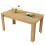 HOMAIRE Oak 4 Seater MDF Dining Table 5