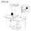 HOMAIRE Extendable White Oval Dining Table 2
