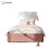 HOMAIRE Pink Velvet Single Bed with Storage 1