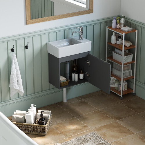 Living And Home Bathroom Vanity with Integrated Basin
